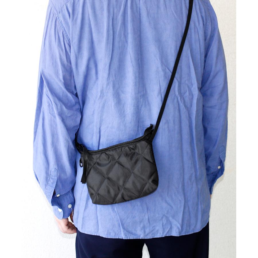 ショルダーバッグ ミニ キルティング メルトン ウール サスティナブル ブラック メンズ レディース ユニセックス LB536 |  | 06