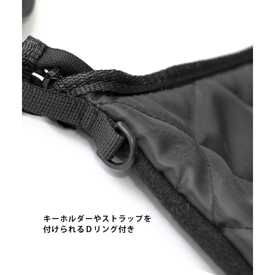 ショルダーバッグ ミニ キルティング メルトン ウール サスティナブル ブラック メンズ レディース ユニセックス LB536 |  | 08