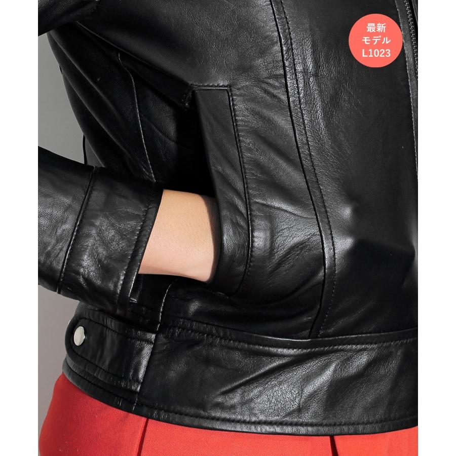 シングル ライダース レザージャケット レディース ブラック 本革 ラムレザー 革ジャン 大きいサイズ 神戸パティーナ L953 L1023 ふだん着 レザーシリーズ N848 神戸パティーナ 通販 Yahoo ショッピング