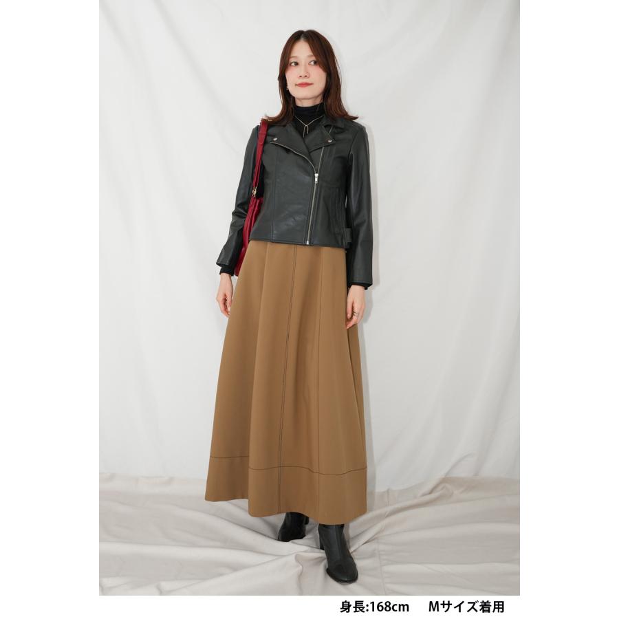 ORR ブラック レザージャケット ダブルブレスト レザージャケット ライダース ダブルライダース 革ジャン レディース