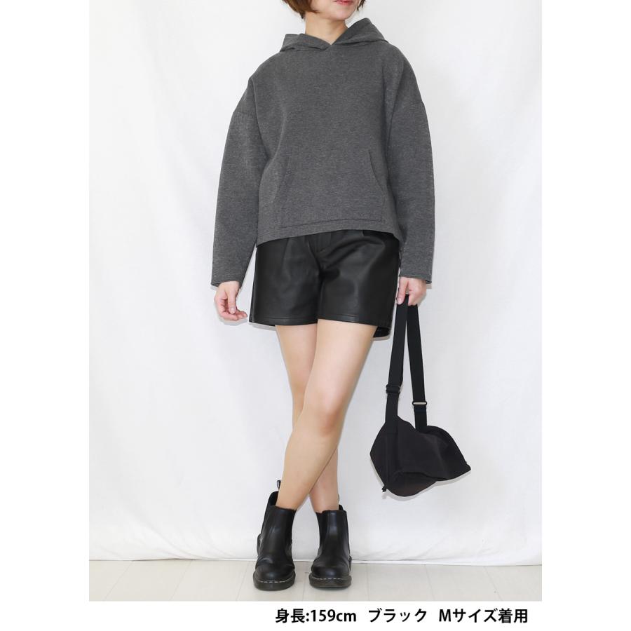 レザーパンツ 革パンツ ボトムス ショートパンツ レディース 本革 本皮 ラムレザー ブラック L860 |  | 05