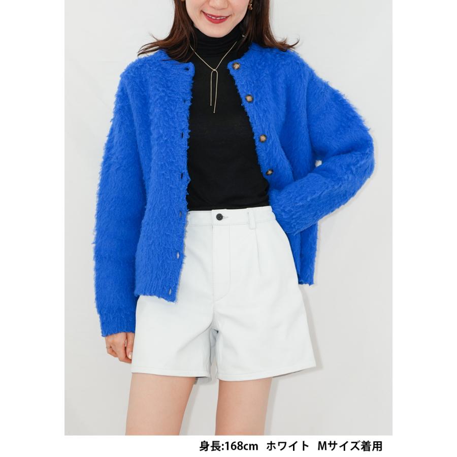 レザーパンツ 革パンツ ボトムス ショートパンツ レディース 本革 本皮 ラムレザー ブラック L860 |  | 09