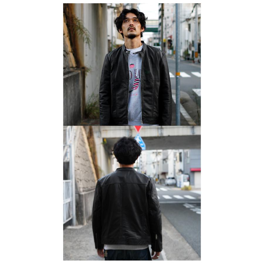 レザージャケット ライダース シングル 革ジャン メンズ 冬 本革 レザージャケット ライダース シングル 革ジャン メンズ 冬 本革