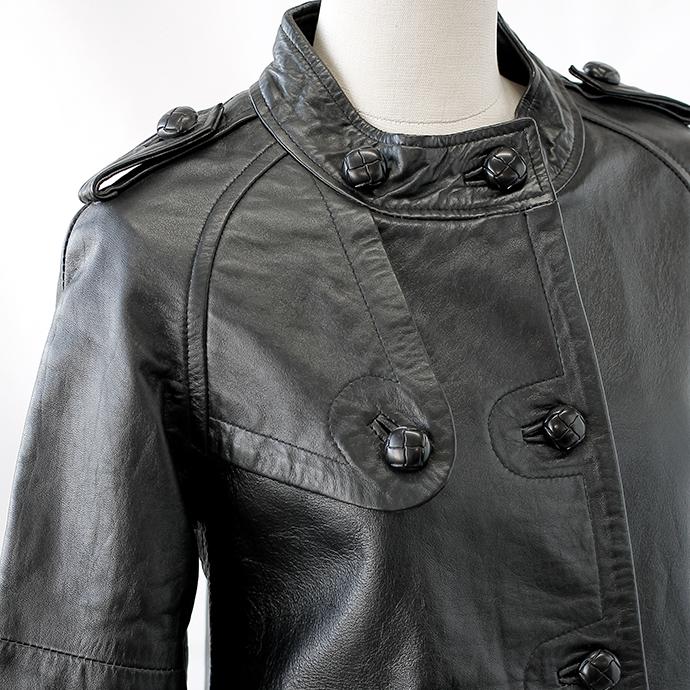 レザージャケット レディース トレンチ 五分袖 アシンメトリー  アウトレット 訳あり 交換・返品不可 ot-01 |  | 04