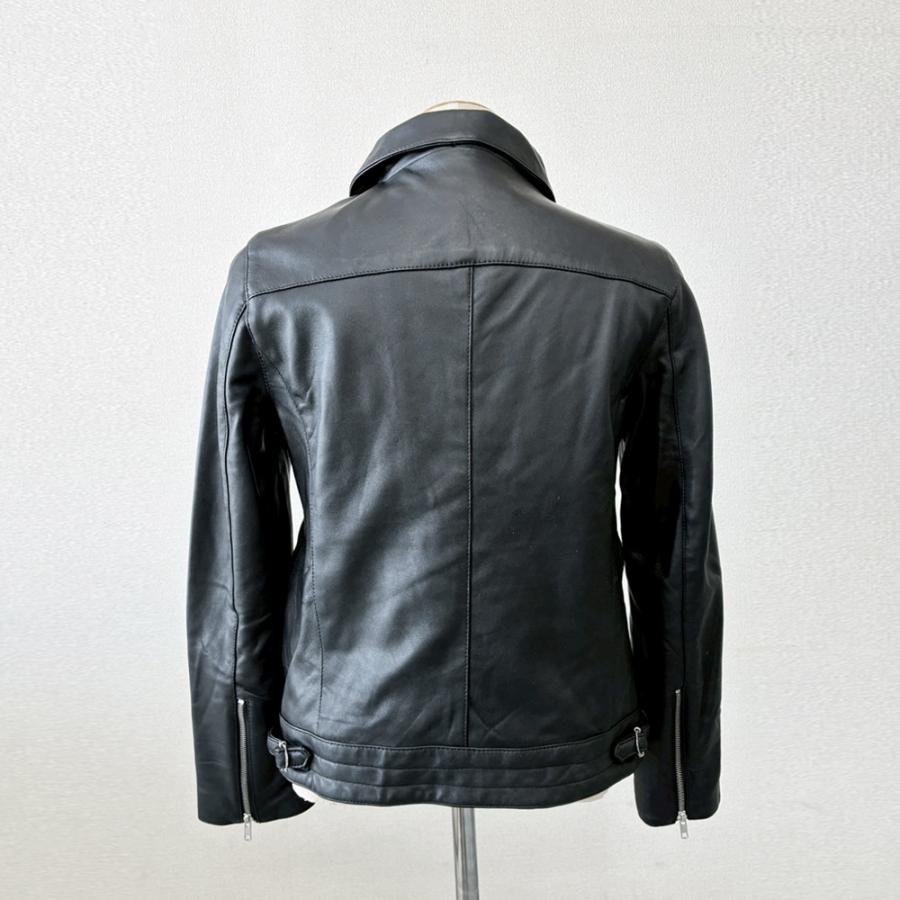 アウトレット 訳あり レザージャケット ライダース ダブル バイカー バイク 革ジャン メンズ 本革 本皮 ラムレザー 羊 黒 交換・返品不可 ot-131 |  | 03