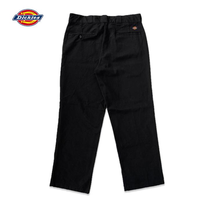 ３枚ディッキーズ874 ブラックチノパン　ワーク　古着W43 L29相当 3枚ディッキーズ874 ブラックチノパン ワーク 古着W43 L29相当
