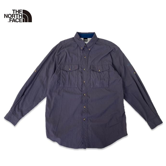ノースフェイス THE NORTH FACE 無地 長袖シャツ フィッシングシャツ  