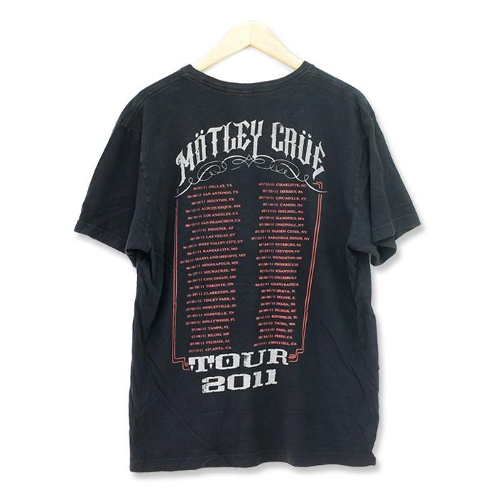MOTLEY CRUE モトリークルー Tシャツ 2011 SHOOT バンT MOTLEY CRUE Print-Tshirt（Black）モトリー・クルー Tシャツ