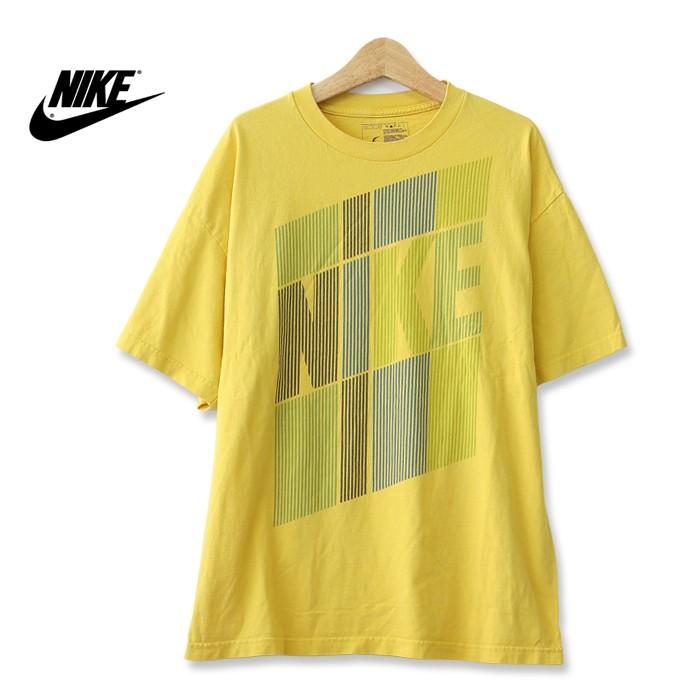Nike ナイキ ロゴ グラフィック プリントtシャツ イエロー Xlサイズ T 21 T 21 神戸パティーナ 通販 Yahoo ショッピング