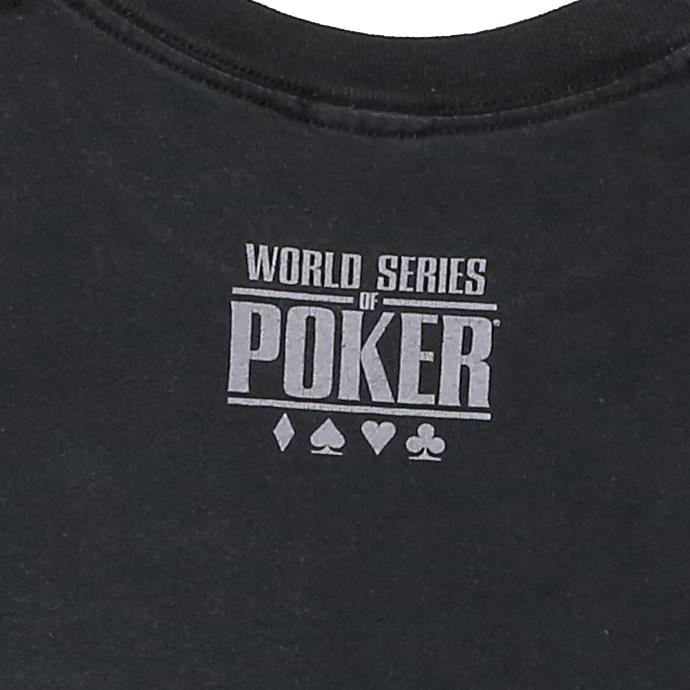 ワールドシリーズ オブ ポーカー Wsop デッドマンズハンド グッドラック プリント 半袖tシャツ メンズsサイズ ブラック ユーズド 古着 T0518 138 T0518 138 神戸パティーナ 通販 Yahoo ショッピング