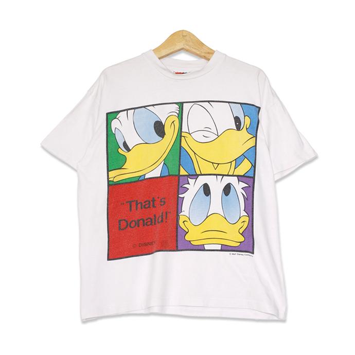 ディズニー Disney ドナルド ダック プリント 半袖tシャツ メンズmサイズ ブラック ユーズド 古着 T0518 243 T0518 243 神戸パティーナ 通販 Yahoo ショッピング