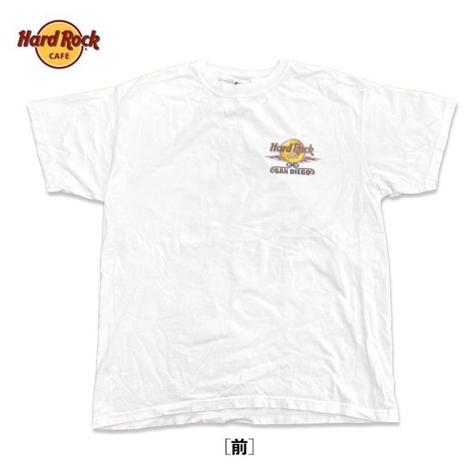 Hard Rock CAFE ハードロックカフェ サンディエゴ店 バックプリント 半袖Tシャツ メンズ Lサイズ ホワイト ユーズド 古着  t210707-8 :t210707-8:神戸パティーナ - 通販 - Yahoo!ショッピング