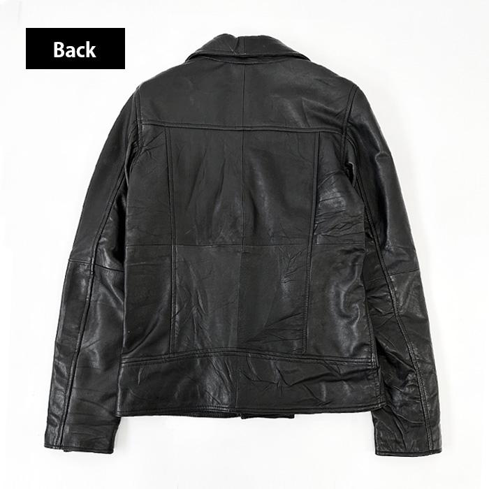レザージャケット ダブルライダース ライダース メンズ ブラック 革ジャン 本革 ヴィンテージレザー U001M |  | 03