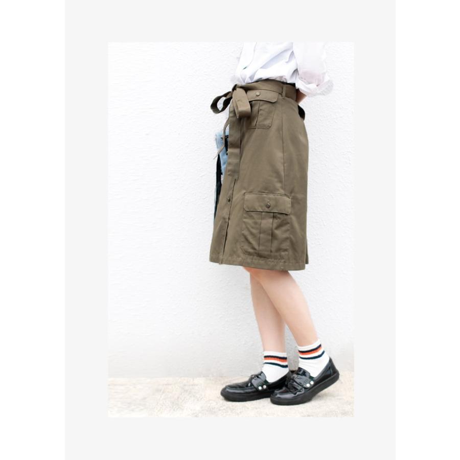 USEDリメイク サファリ ミドルスカート レディース ヴィンテージシャツ UKR053 |  | 01