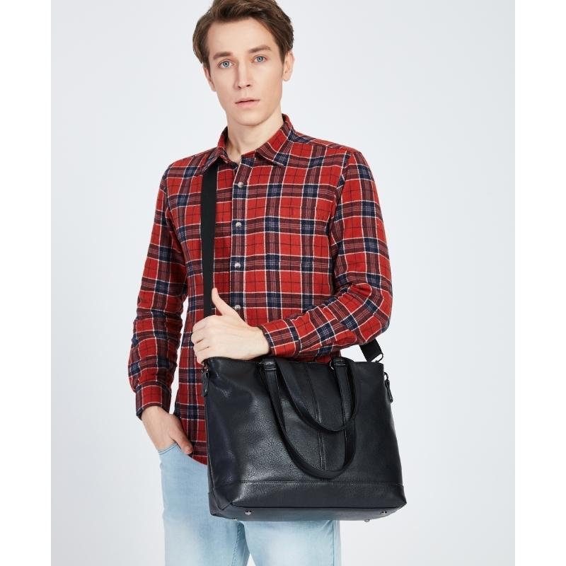 メンズ トートバッグ 2way ビジネス 軽量 撥水 ファスナー付 レザー メンズバッグ ブランド 50代 40代 30代 代 グッシオ ウォーモ 19 8013 グッシオ専門店 19 8013 フィレンツェ 通販 Yahoo ショッピング