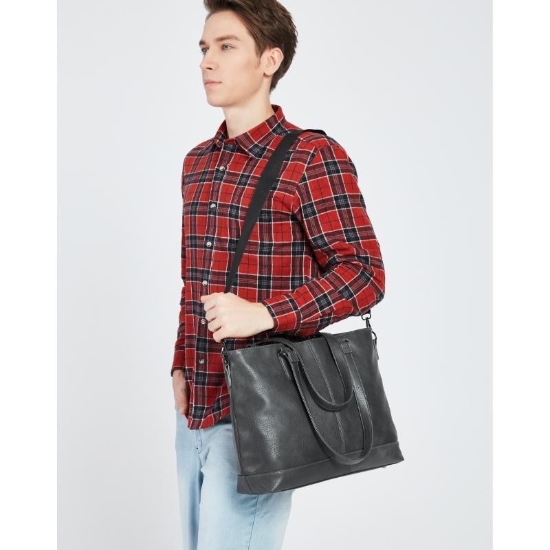 メンズ トートバッグ 2way ビジネス 軽量 撥水 ファスナー付 レザー メンズバッグ ブランド 50代 40代 30代 代 グッシオ ウォーモ 19 8013 グッシオ専門店 19 8013 フィレンツェ 通販 Yahoo ショッピング