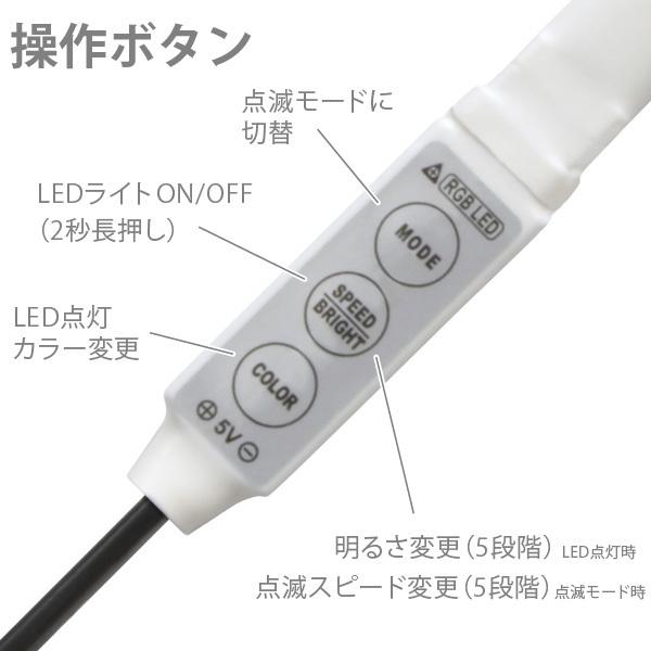 LED テープ ライト (送料無料) LEDテープライト 貼レルヤ USB