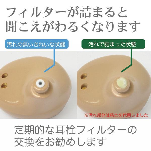 （国内正規品）集音器 福耳 さいおん クリーニング福耳 彩音 用交換パーツセット 耳栓フィルター10個、イヤーピース合計6個入りふくみみ 公式  JTTオンライン｜jttonline｜03