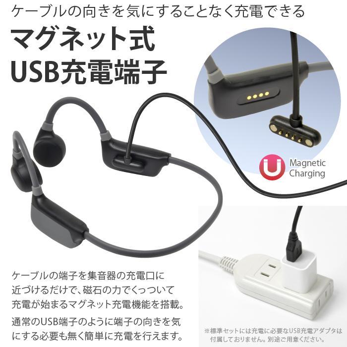 骨伝導 集音器 ワイヤレスイヤホン 福耳 Airy エアリー 集音機 助聴器 JTT Online Shop『Bluetooth搭載で音楽も聴けるヘッドフォン 骨