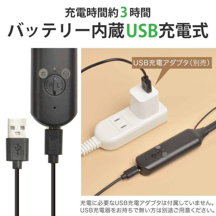 集音器 （USB電源アダプタ付）集音機能付 テレビ用 ワイヤレスイヤホン