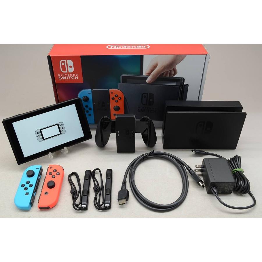 中古 Nintendo Switch 本体 Joy Con L ネオンブルー R ネオンレッド Www Generalpico Gov Ar