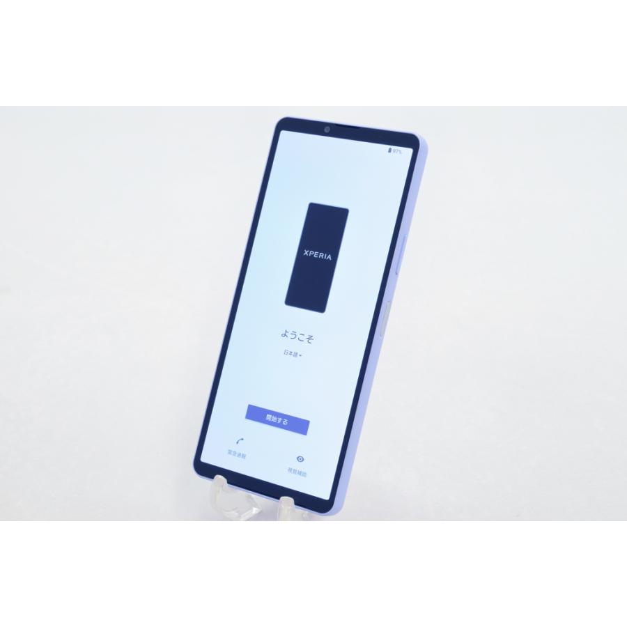 Xperia [中古]SIMフリー Sony Mobile 10 V XQ-DC44 ラベンダー : 中古 