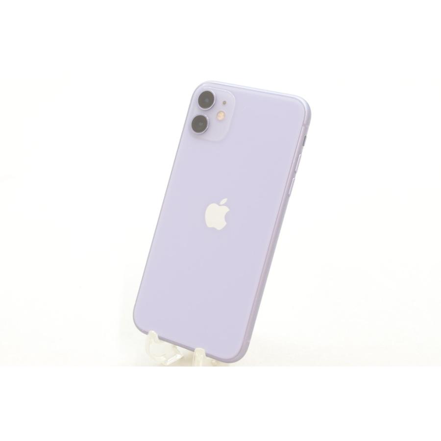 iPhone 11 [中古]SIMフリー Apple iPhone11 64GB Purple A2221 MWLX2J