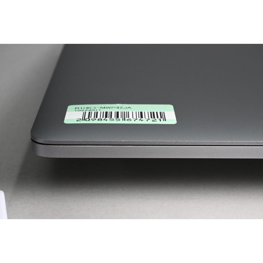 [中古]Apple MacBook Pro 13インチ 2.0GHz Touch Bar搭載モデル スペースグレイ MWP42J/Aの画像