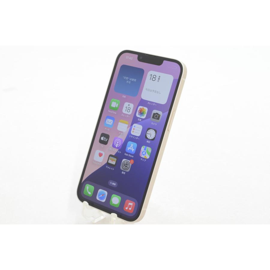 [中古]SIMフリー Apple iPhone13 128GB Starlight A2631 MLND3J/Aの画像