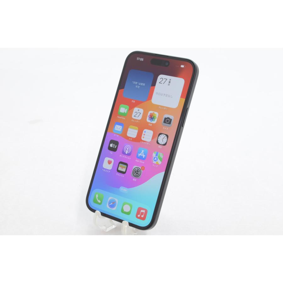 [中古]SIMフリー Apple iPhone15 Plus 256GB Black A3093 MU0F3J/Aの画像