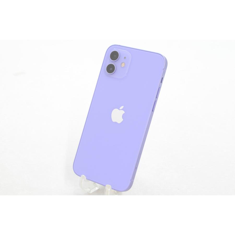 iPhone 12 [中古]SIMフリー Apple iPhone12 128GB Purple A2402 MJNJ3J