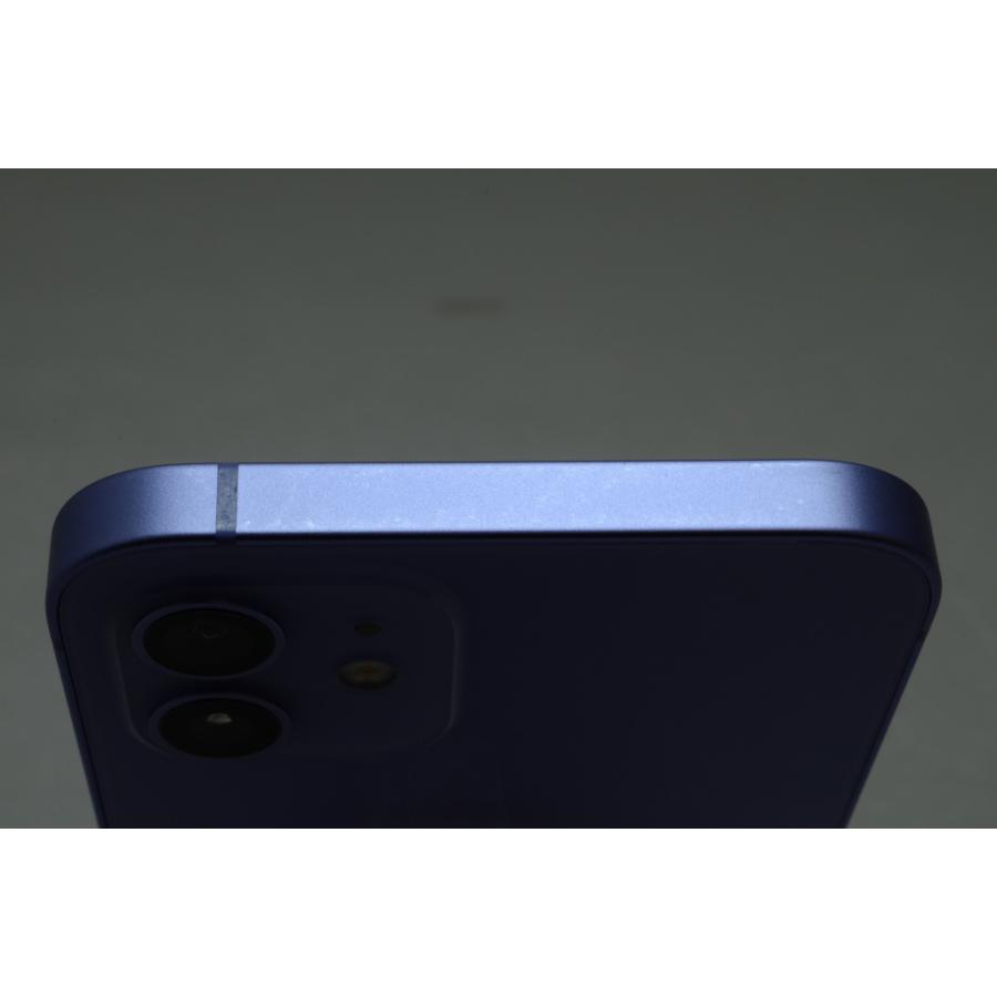 iPhone 12 [中古]SIMフリー Apple iPhone12 128GB Purple A2402 MJNJ3J