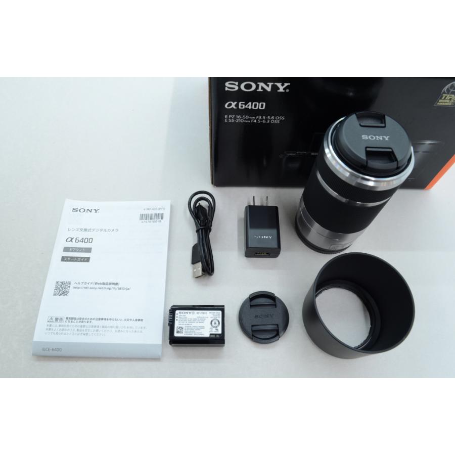 超美品】 SONY α6400 ダブルズームレンズキット 【美品】Sony a6400 