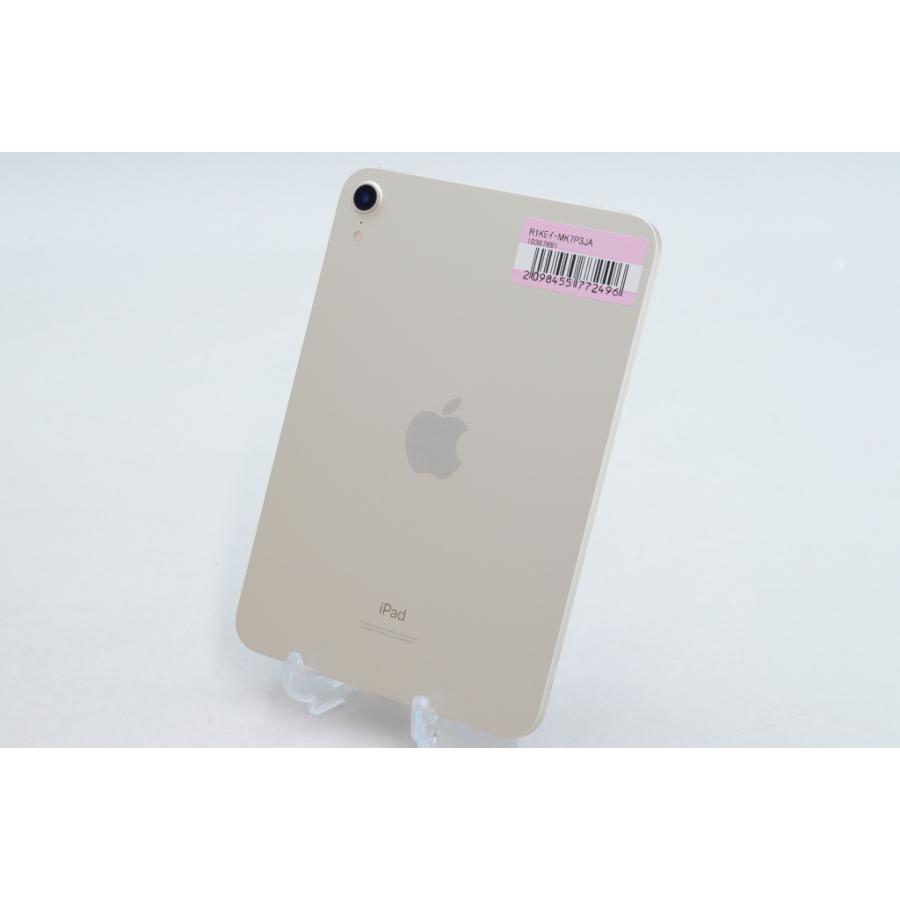 Apple iPad mini 第6世代 スターライト 中古品 APPLE 〔中古〕iPad mini 第6世代 64GB スターライト MK7P3J／A Wi-Fi