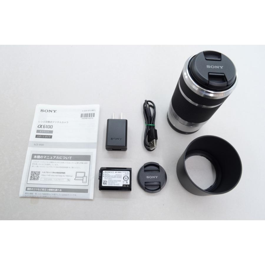 α6000 [中古]SONY α6100 ダブルズームレンズキット ホワイト ILCE 