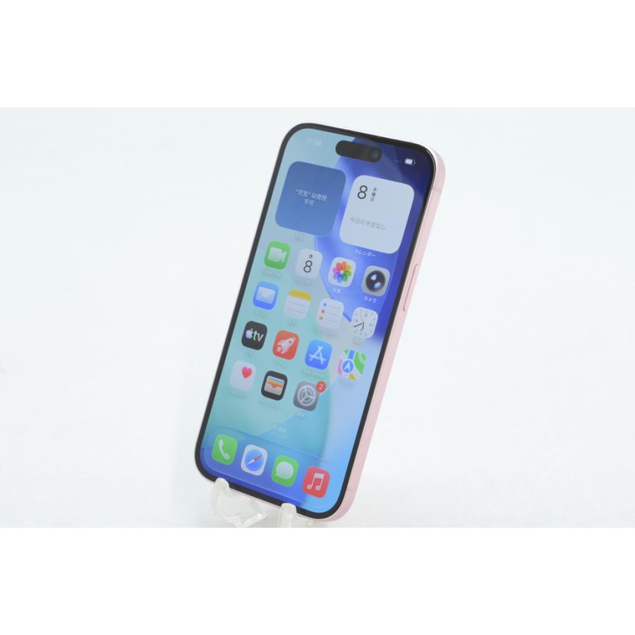 [中古]SIMフリー Apple iPhone15 256GB Pink A3089 MTMP3J/Aの画像