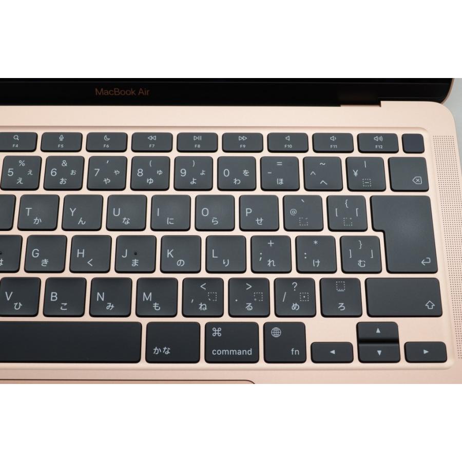 [中古]Apple MacBook Air 13インチ M1(8コアCPU/7コアGPU) 8GB/256GB ゴールド MGND3J/Aの画像