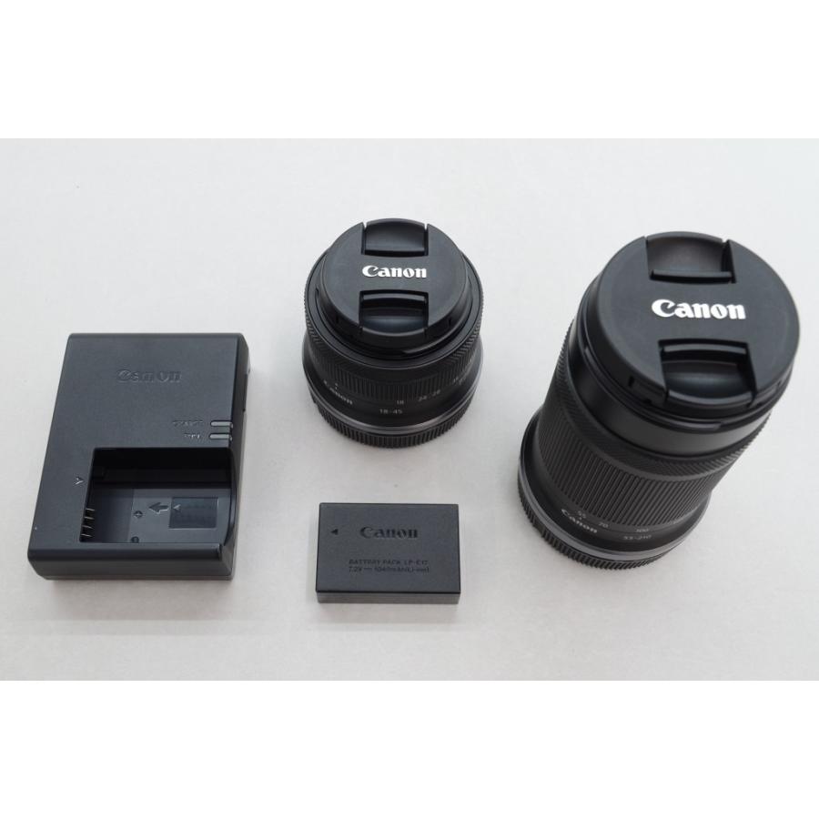 EOS [中古]Canon R50 ダブルズームキット ブラック : 中古