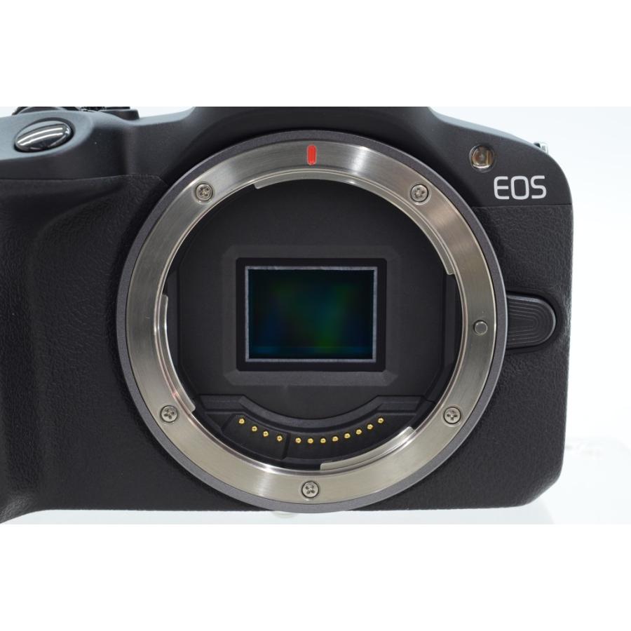 EOS [中古]Canon R50 ダブルズームキット ブラック : 中古