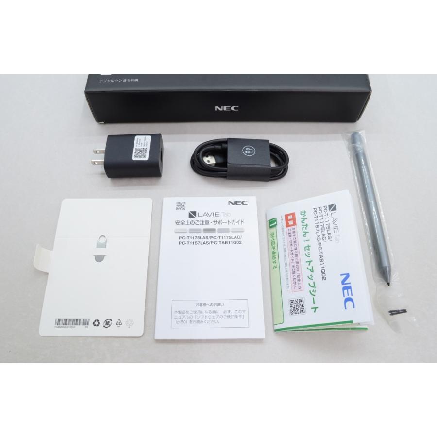 [中古]NEC LAVIE Tab T11N T1175/LAS PC-T1175LAS ルナグレーの画像