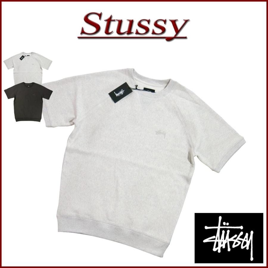 STUSSY ステューシー STOCK RAGLAN S/SL CREW ストックロゴ刺繍