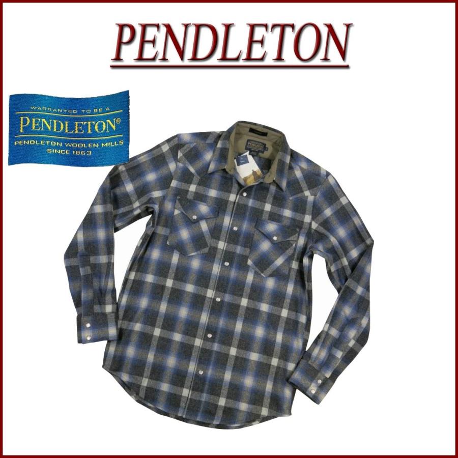 PENDLETON ペンドルトン　チェック　シャツ　Mサイズ PENDLETON（ペンドルトン） CANYON SHIRT FITTED チェック 長袖 ウール