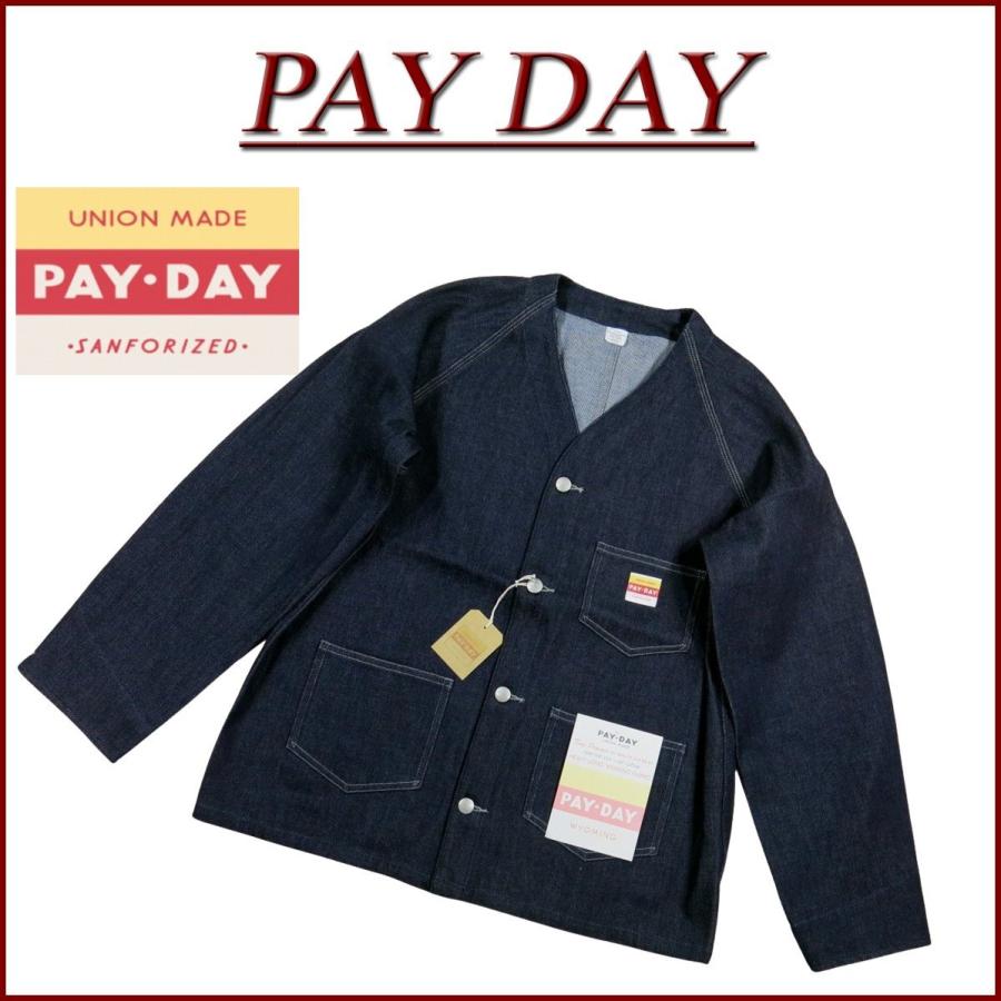 PAY DAY ペイデイ 1950年代 復刻モデル インディゴ デニム エンジニアジャケット PD-007K｜jtwoshop