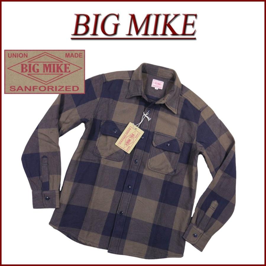 BIG MIKE ビッグマイク 復刻 長袖 バッファローチェック ヘビーネルシャツ 102035211 :ac932:JTWO - 通販