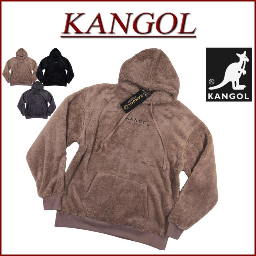 KANGOL（カンゴール） PILE BOA FLEECE HOODIE パイルボア フリース