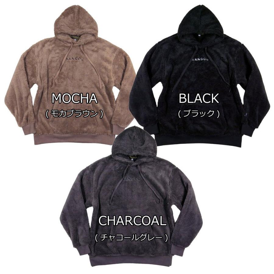 KANGOL（カンゴール） PILE BOA FLEECE HOODIE パイルボア フリース