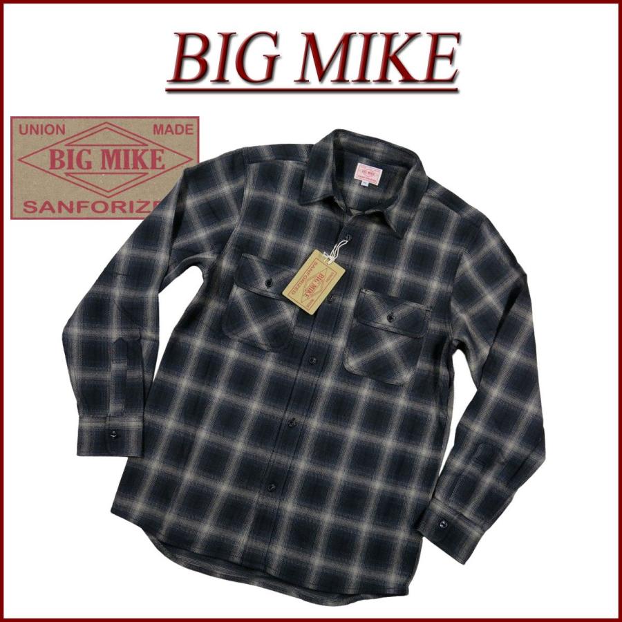 BIG MIKE ビッグマイク 復刻 長袖 オンブレチェック ヘビー BIG MIKE ビッグマイク 復刻 長袖 オンブレチェック ヘビー
