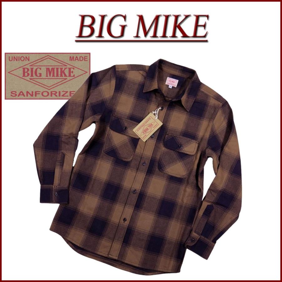 BIG MIKE（ビッグマイク） 復刻 長袖 バッファローチェック ヘビー