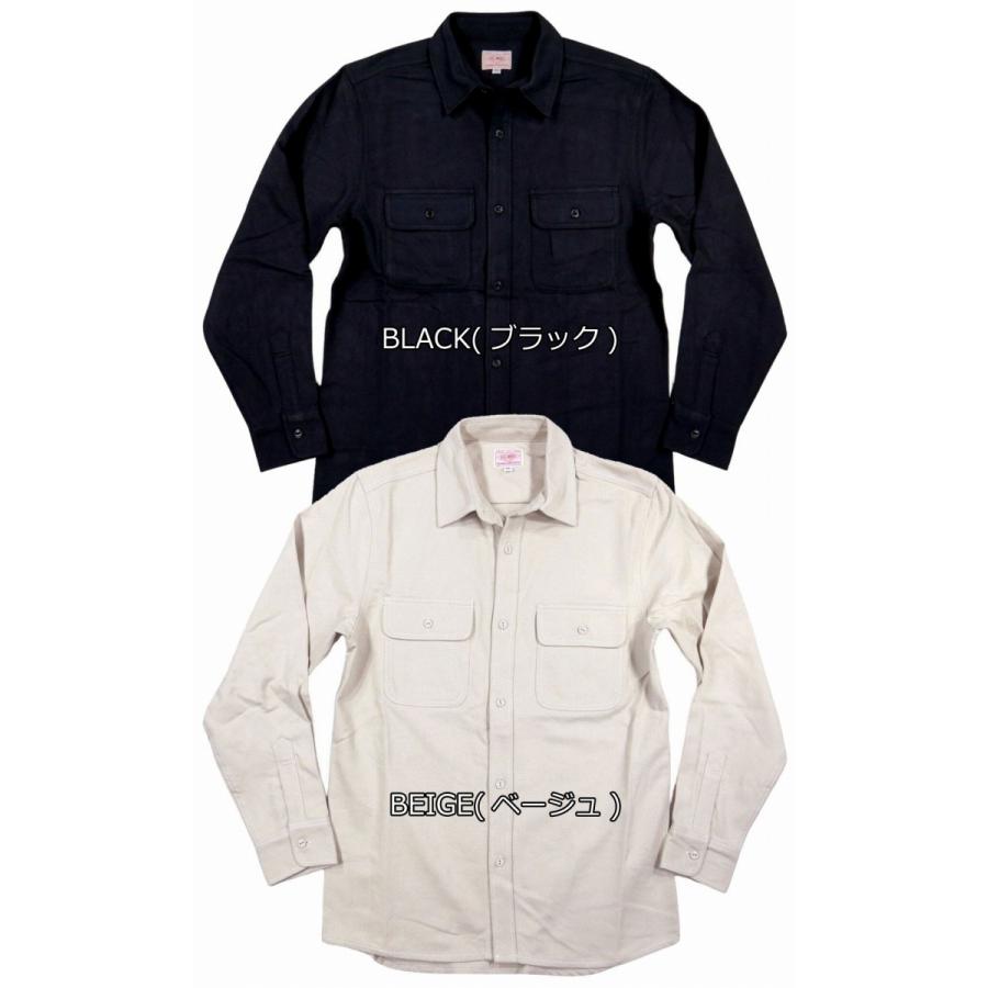 BIG MIKE（ビッグマイク） 復刻 長袖 無地 ヘビーネルシャツ 102235205