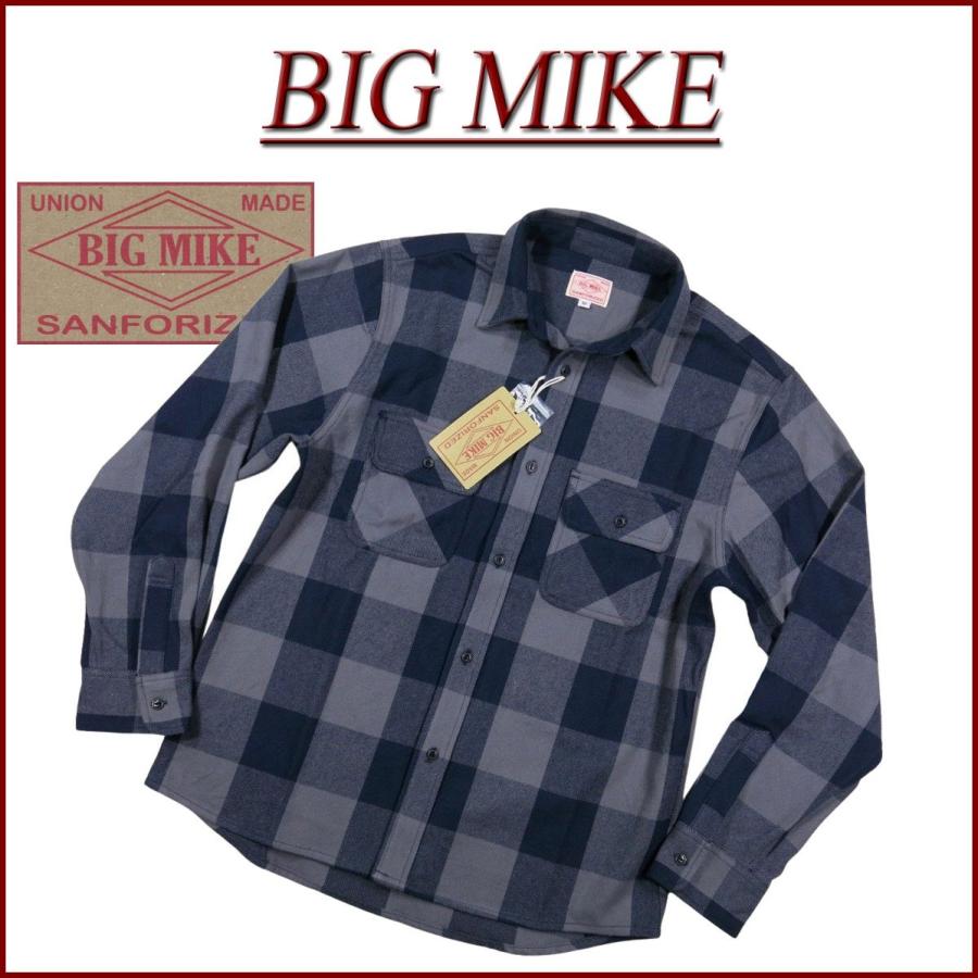 BIG MIKE（ビッグマイク） 復刻 長袖 バッファローチェック ヘビー